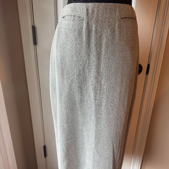Liz Claiborne Collection Grey Tweed midi skirt - Picture 1 of 5